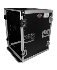 ProX T-14RSS24 14U Ata Deluxe Flight Road Case with 4" Casters for Amplifier Rack Mount Module, 24" Rail Depth