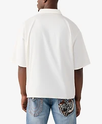 True Religion Men's Half-Zip Regular-Fit Shirt