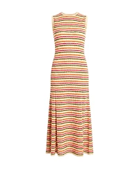 Ivonne Women's Sleeveless Striped Knit Maxi Dress