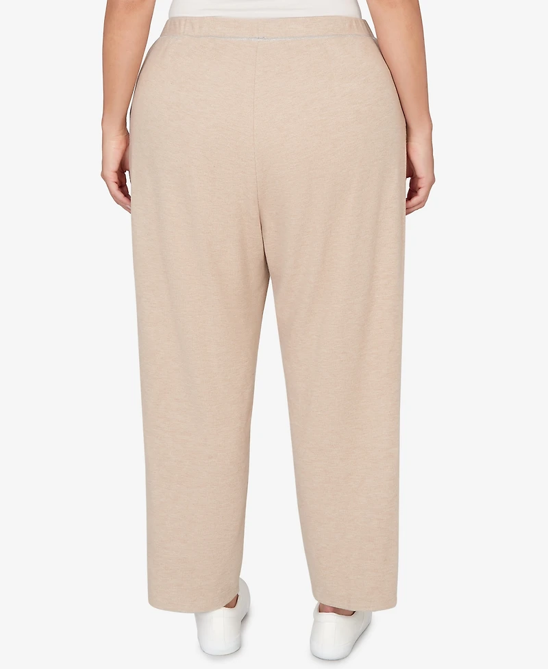 Alfred Dunner Plus Comfort & Joy Everyday Slant Pocket Average Length Pants