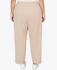 Alfred Dunner Plus Comfort & Joy Everyday Slant Pocket Average Length Pants