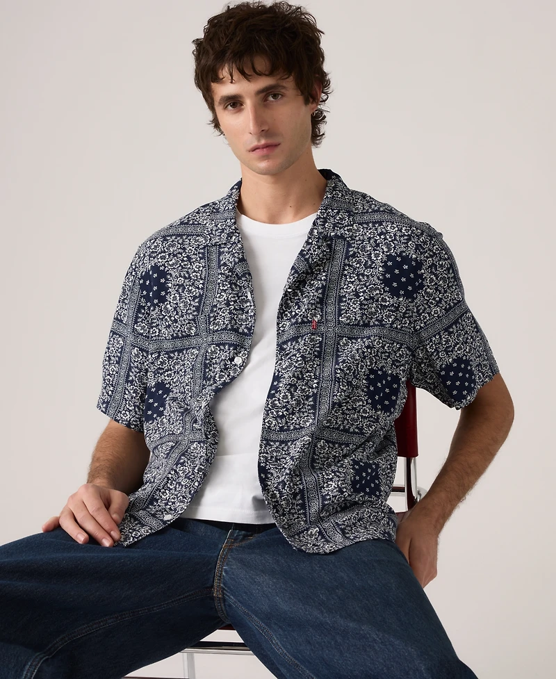 Levi's Men's Relaxed-Fit Camp Collar Shirt