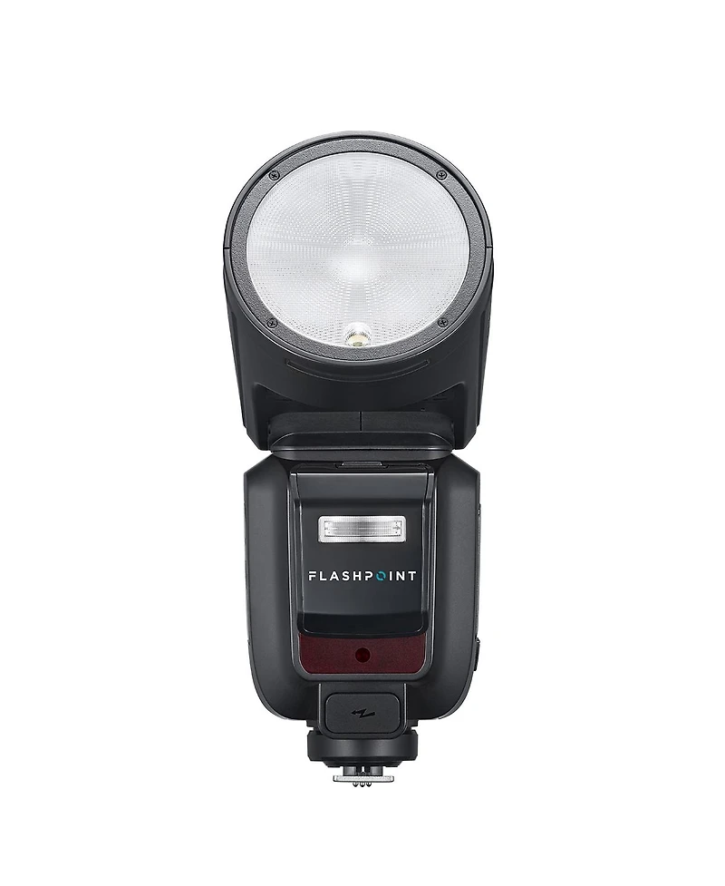 Flashpoint X100 Ttl R2 On Camera Li-on Round Head Flash For Fuji with Round Head Flash Accessory Kit