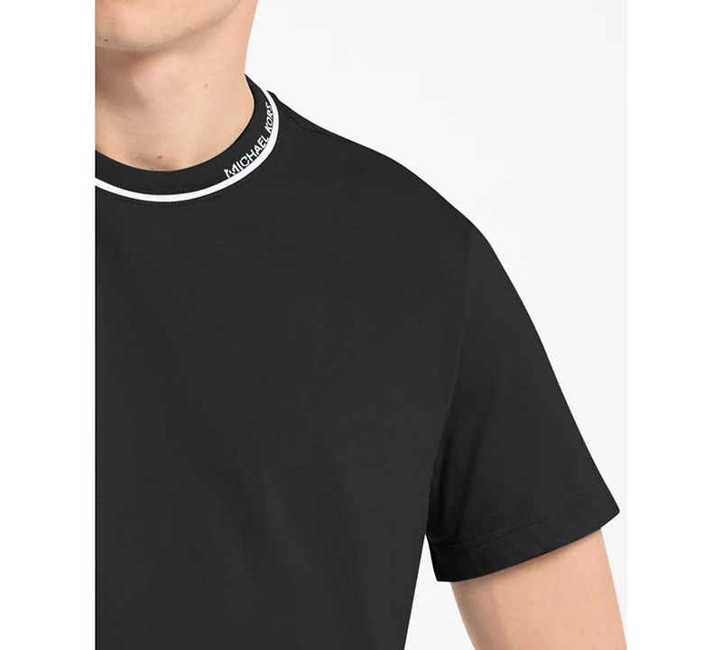 Michael Kors Men's Contrast Tipping Crewneck T-Shirt
