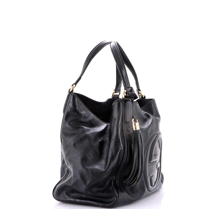 Pre-Owned Gucci Medium Soho Shoulder Bag Leather