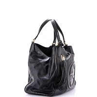 Pre-Owned Gucci Medium Soho Shoulder Bag Leather