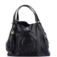 Pre-Owned Gucci Medium Soho Shoulder Bag Leather