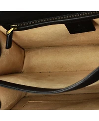 Pre-Owned Gucci Small Ophidia Flap Top Handle Bag Leather