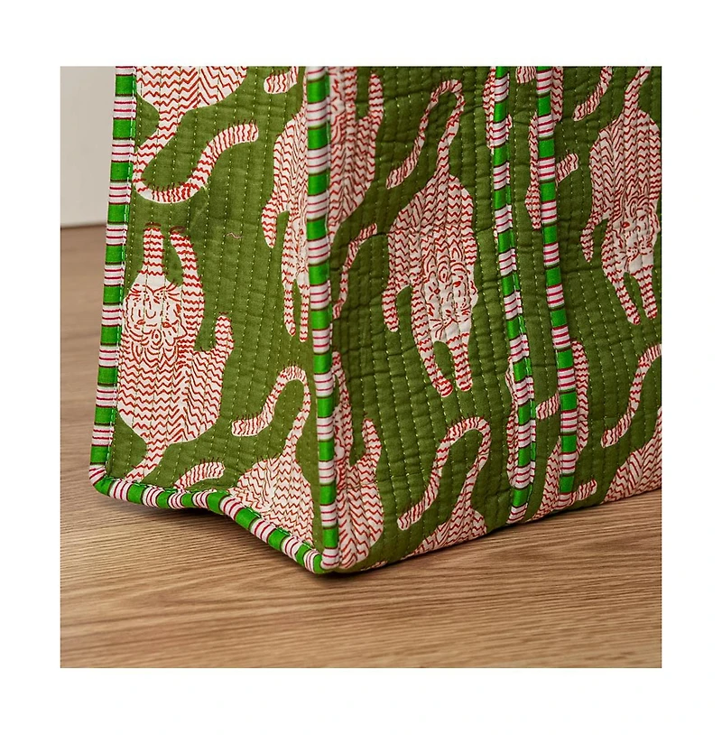 Verve Culture Quilted Feline Tote