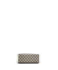 Pre-Owned Gucci Small Padlock Chain Tote Gg Coated Canvas with Leather
