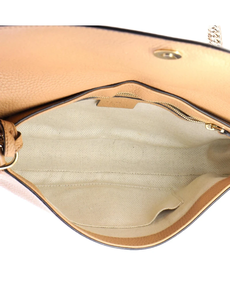 Pre-Owned Gucci Medium Soho Chain Crossbody Bag Leather