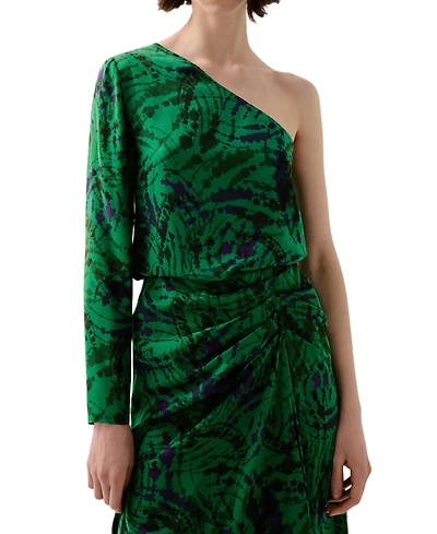 Scalpers Women's Fire Print Shirt