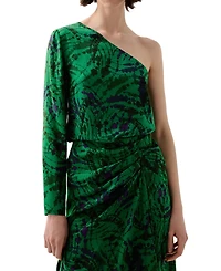 Scalpers Women's Fire Print Shirt
