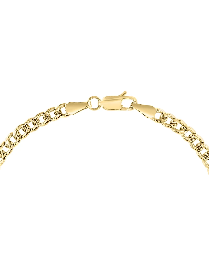 Effy Collection Diamond (1/6 ct. t.w.) and Tsavorite Accent (1/20 ct. t.w.) Bracelet in 14k Yellow Gold