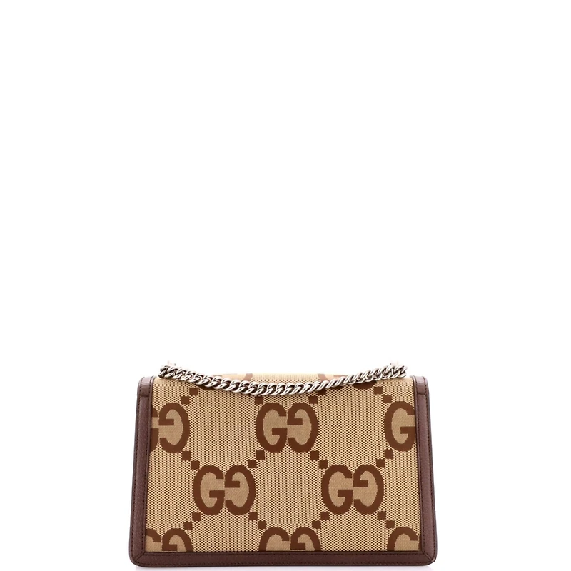 Pre-Owned Gucci Small Dionysus Bag Jumbo Gg Canvas