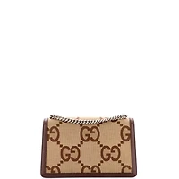 Pre-Owned Gucci Small Dionysus Bag Jumbo Gg Canvas