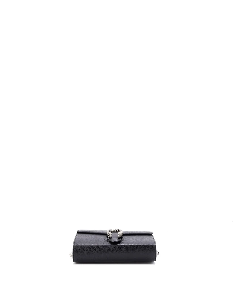 Pre-Owned Gucci Small Dionysus Chain Wallet Leather with Embellished Detail