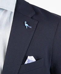 Tailorbyrd Men's Textured Stripe Seersucker Sport Coat