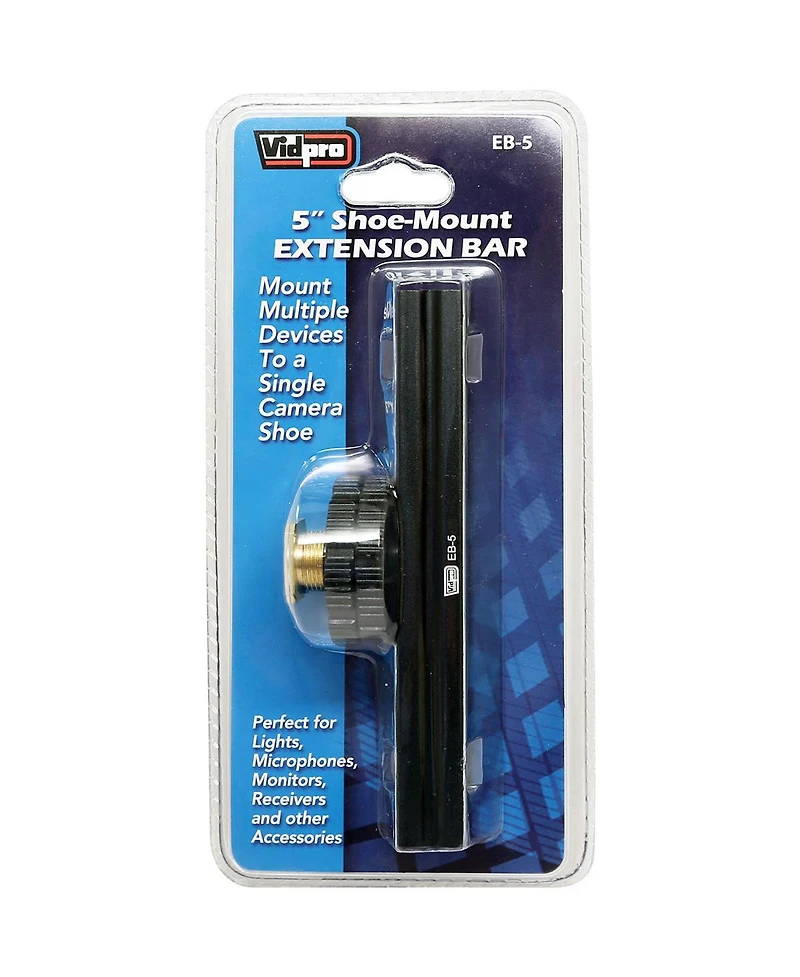 VidPro Eb-5 5" Sliding Shoe-Mount Extension Bar