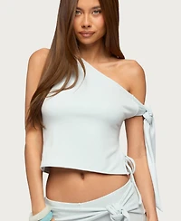 Edikted Women's Adara Tied One Shoulder Top