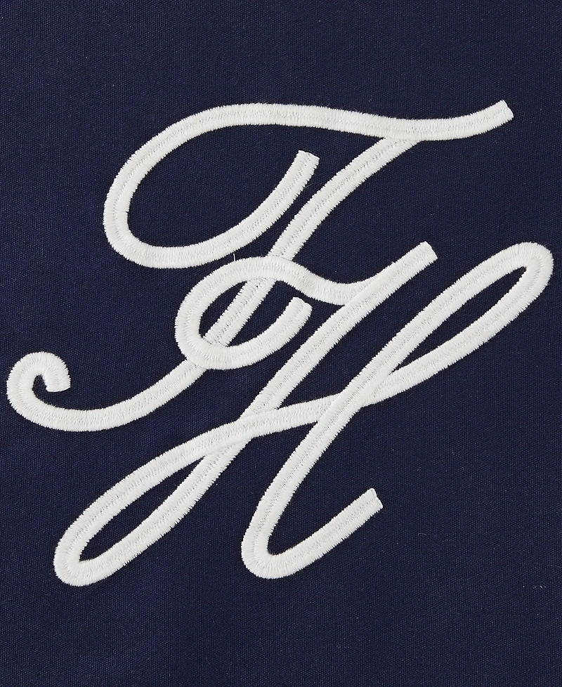 Tommy Hilfiger Swim Shop Monogram Cotton Decorative Pillow, 20" x 20"