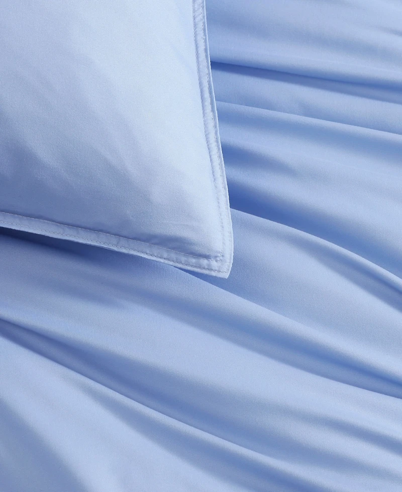 Tommy Hilfiger Core Solid Washed Microfiber -Pc. Comforter Set