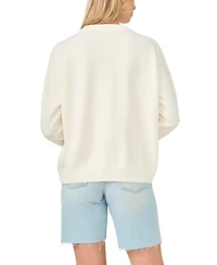 Vince Camuto Women's Star Motif Crewneck Sweater