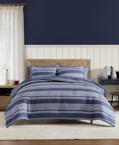 Tommy Hilfiger Lido Stripe Washed Microfiber Comforter Sets