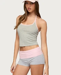 Edikted Women's Yurie Contrast Halter Top