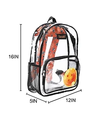Dragon Ball Z Dragon Ball 16" Clear Backpack For School And Travel