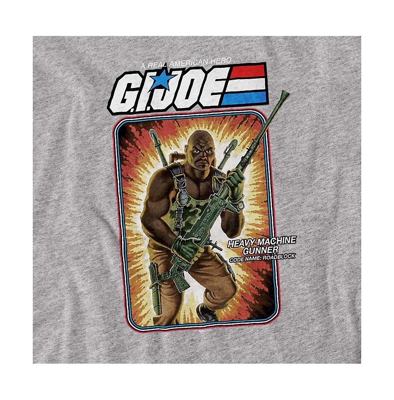 Logovision Men's G.i. Joe Roadblock Card T-Shirt