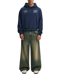 Cotton On Men's Cropped Modern-Fit Graphic Hoodie
