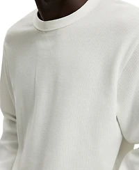Cotton On Men's Cropped Modern-Fit Textured T-Shirt
