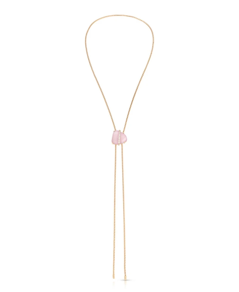 Ettika Silver-Tone Turquoise Solstice Bolo Necklace
