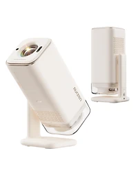 Aurzen Portable Mini Projector with Built-in Google Tv, Flexible Stand, Tof Auto Focus, Usb-c Powered, 4K Support, 300 Ansi Lumens