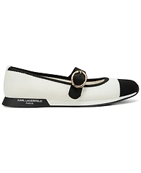Karl Lagerfeld Paris Women's Manuela Mary Jane Flats