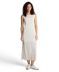 Kenneth Cole Women's Semi-Sheer Side-Slit Sleeveless Dress