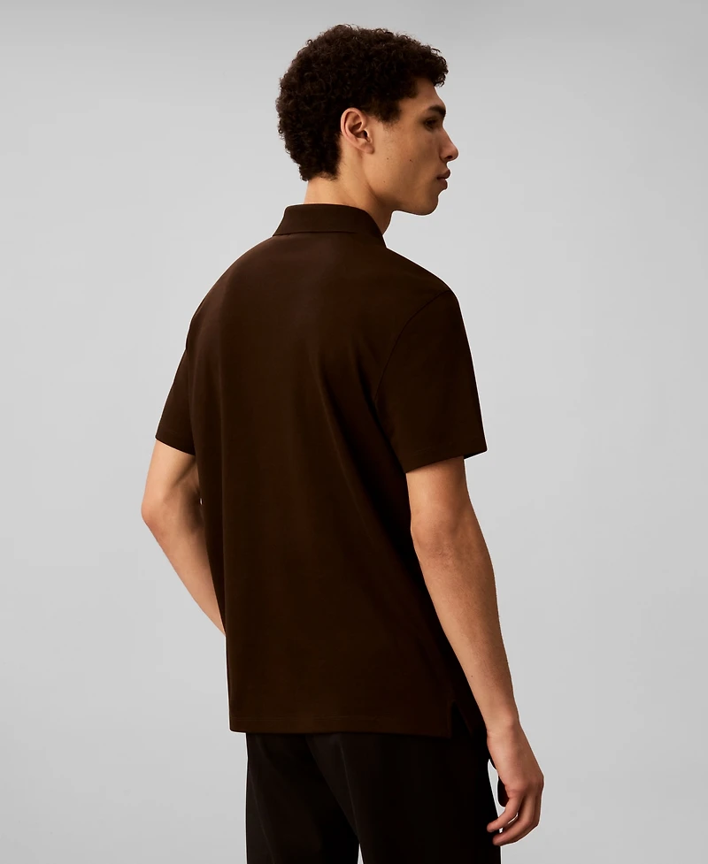 Calvin Klein Men's Short Sleeve Supima Cotton Polo Shirt