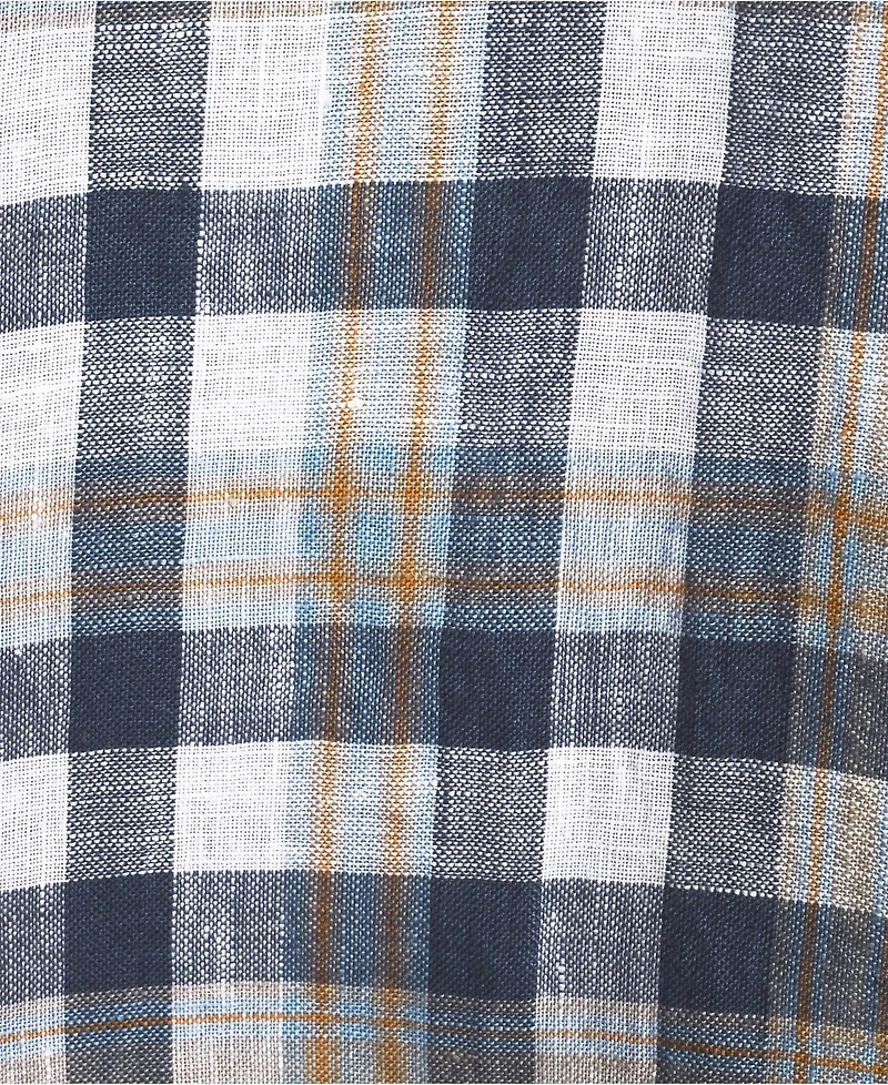Lands' End Big & Tall Long Sleeve Linen Shirt