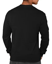 La Pop Art Men's Flag Faith Family Freedom American Word Long-Sleeve T-Shirt