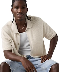 Levis Premium Men's Short-Sleeve Knit Camp Shirt
