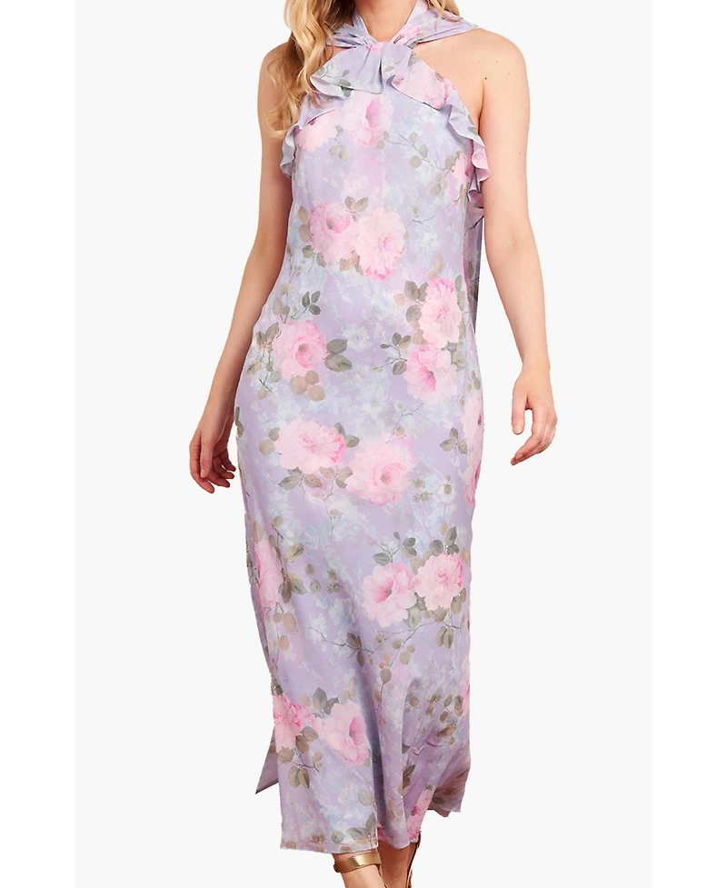 Needle & Thread Women's Camille's Garden Halter Neck Ankle Gown