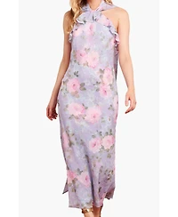 Needle & Thread Women's Camille's Garden Halter Neck Ankle Gown