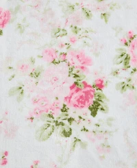 Laura Ashley Ashfield Printed Plush Reversible Throw, 70" x 50"