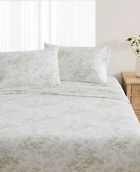 Laura Ashley Toile Delight Cotton Percale Pillowcase Pair
