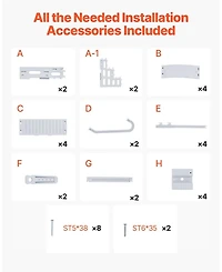 Inolait 4-Step Swimming Pool Ladder with Non-Slip Steps and Double Handrails 400 lbs Capacity