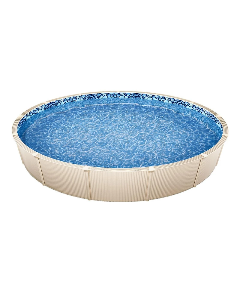 Inolait 18-ft Round Above Ground Pool Liner Unibead for Steel-Sided Pools with 52in Wall