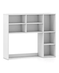 Slickblue Desktop Bookshelf with 7 Cubbies and 3 Adjustable Shelves