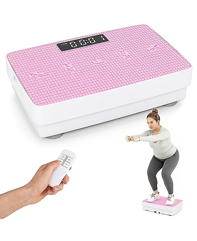 Sugift 17.5 in Smart Vibration Exercise Platform with Led Display