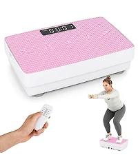 Sugift 17.5 in Smart Vibration Exercise Platform with Led Display